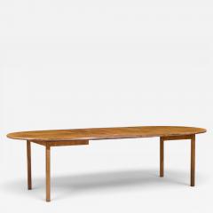 Jack Cartwright Jack Cartwright for Founders Style Oak Expanding Dining Table with 2 Leaves - 4569690