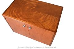 Jack Cartwright Pair Mid Century Walnut Nightstands Cabinets Attributed to Jack Cartwright - 2979743