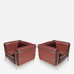 Jack Cartwright Pair of 20 123 Le Corbusier LC3 Armchairs by Cartwright Jeanneret and Perriand - 2791132