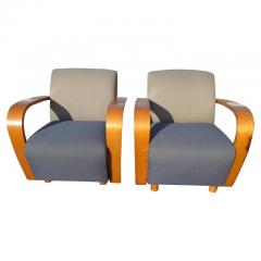 Jack Cartwright Pair of Art Deco Style Jack Cartwright Lounge Chairs - 2423535