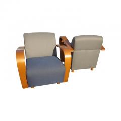 Jack Cartwright Pair of Art Deco Style Jack Cartwright Lounge Chairs - 2423538
