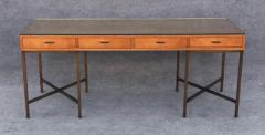 Jack Cartwright Restored Chestnut Bronze 4 Drawer Large Desk by Jack Cartwright for Founders - 3523428