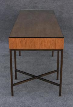Jack Cartwright Restored Chestnut Bronze 4 Drawer Large Desk by Jack Cartwright for Founders - 3523457