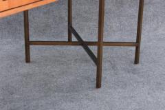 Jack Cartwright Restored Chestnut Bronze 4 Drawer Large Desk by Jack Cartwright for Founders - 3523479