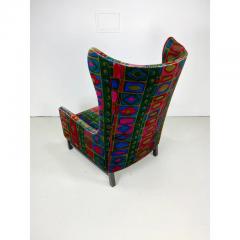 Jack Lenor Larsen 1960s Vintage Lounge Chair With Jack Lenor Larsen Upholstery - 3029196