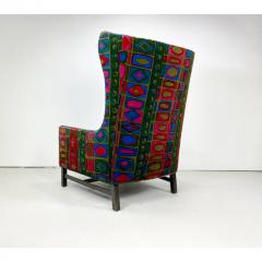 Jack Lenor Larsen 1960s Vintage Lounge Chair With Jack Lenor Larsen Upholstery - 3029234