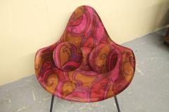 Jack Lenor Larsen Fabric Covered Mid Century Lounge Chair - 2762889