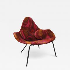 Jack Lenor Larsen Fabric Covered Mid Century Lounge Chair - 2766169