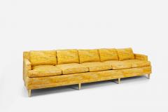 Jack Lenor Larsen Jack Lenor Larsen 5 Seat Sofa on Brass Legs - 1215192