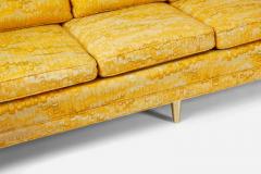 Jack Lenor Larsen Jack Lenor Larsen 5 Seat Sofa on Brass Legs - 1215193