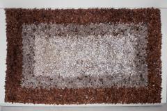 Jack Lenor Larsen One of a kind Hand Loomed Leather Carpet by Jack Lenor Larsen Harry Flitterman - 1366102