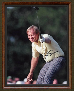 Jack Nicklaus and Arnold Palmer Signed Collage - 4154428