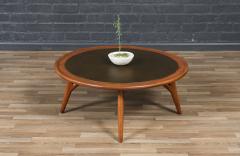 Jack Van der Molen Jack Van der Molen Sculpted Oak Leather Top Coffee Table - 4129129