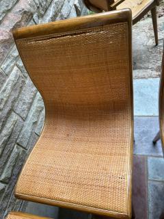 Jack Van der Molen Set 5 Jack Van Der Molen Cane Back Dining Chair Mid Century Modern - 4696910
