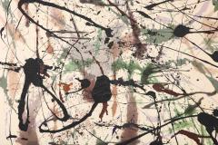 Jackson Pollock Jackson Pollock Style Artwork By Woodstock NY Artist - 3191184