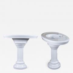Jacob Delafon Pair of Wash Basins Alaska model Jacob Delafon France circa 1927 - 939556