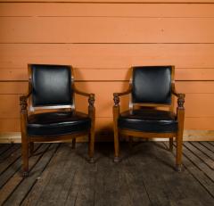 Jacob Freres A pair of nineteenth century French Jacob Fr res Consulat armchairs - 2128919