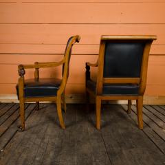 Jacob Freres A pair of nineteenth century French Jacob Fr res Consulat armchairs - 2128922