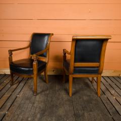 Jacob Freres A pair of nineteenth century French Jacob Fr res Consulat armchairs - 2128924