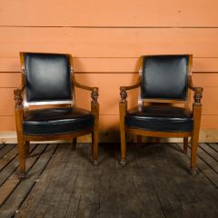 Jacob Freres A pair of nineteenth century French Jacob Fr res Consulat armchairs - 2128925