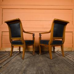 Jacob Freres A pair of nineteenth century French Jacob Fr res Consulat armchairs - 2128963