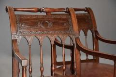 Jacob Freres Rare superb pair of French late 18thc Directoire walnut armchairs - 4805908