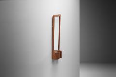 Jacob Hermann Jacob Hermann Teak Wall Mirror for Randers M belfabrik Denmark 1960s - 2283822