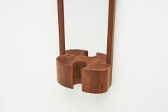 Jacob Hermann Jacob Hermann Teak Wall Mirror for Randers M belfabrik Denmark 1960s - 2283837