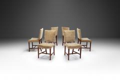 Jacob Kj r Jacob Kjaer Set of Six Exotic Wood Dining Chairs by Jacob Kj r attr Denmark 1940s - 3335373