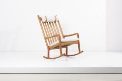 Jacob Kjaer Rocking Chair by Jacob Kj r in Teak Denmark 1960s - 1831038