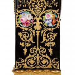 Jacob Petit Charles X Period Ormolu Mounted Jacob Petit Porcelain Mantel Clock - 3684838