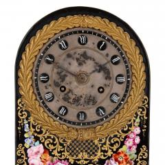 Jacob Petit Charles X Period Ormolu Mounted Jacob Petit Porcelain Mantel Clock - 3684840