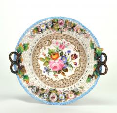 Jacob Petit Old Paris Porcelain Basket by Jacob Petit c 1840 - 981045