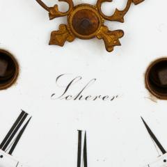 Jacob Petit Porcelain clock in the Louis XV style by Jacob Petit - 3552755