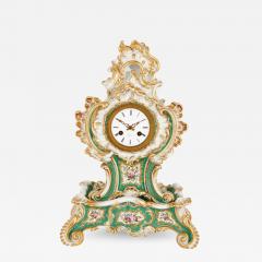 Jacob Petit Porcelain clock in the Louis XV style by Jacob Petit - 3561183