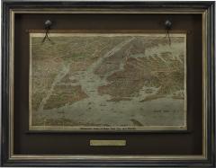 Jacob Ruppert 1912 Panoramic View of New York City and Vicinity Map by Jacob Ruppert - 3479312