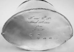 Jacob van Nieuwcasteel Antique Dutch Neoclassical Silver Tea Caddy 1805 - 4424623