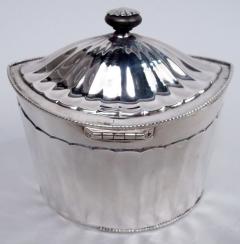 Jacob van Nieuwcasteel Antique Dutch Neoclassical Silver Tea Caddy 1805 - 4424627