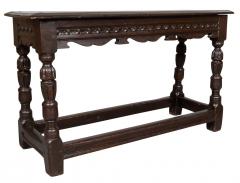 Jacobean Revival Oak Bench - 3741163