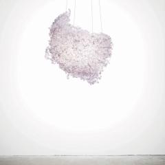 Jacopo Foggini Pink Resin Chandelier Mod Supernova by Jacopo Foggini - 3663409