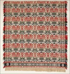 Jacquard Coverlet made for Manassa Warheim - 1186074