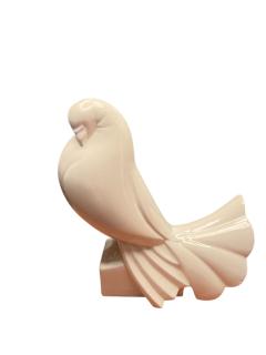 Jacques Adnet 1930s Art Deco Dove ceramic by Jacques Adnet - 4532018