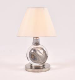 Jacques Adnet 1930s crystal ball lamp by Jacques Adnet - 910682