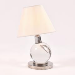 Jacques Adnet 1930s crystal ball lamp by Jacques Adnet - 910684