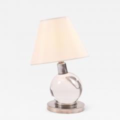 Jacques Adnet 1930s crystal ball lamp by Jacques Adnet - 913621