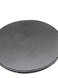 Jacques Adnet 1940s Stitched leather side table by Jacques Adnet - 4433567