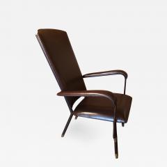 Jacques Adnet 1950s Leather Armchair - 2116231
