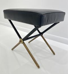 Jacques Adnet 1950s Leather Stool by Jacques Adnet - 3363435