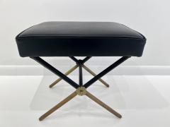 Jacques Adnet 1950s Leather Stool by Jacques Adnet - 3363437