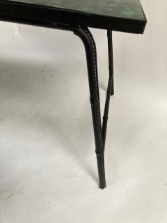 Jacques Adnet 1950s Stitched Leather Cocktail table y Jacques Adnet - 2278071
